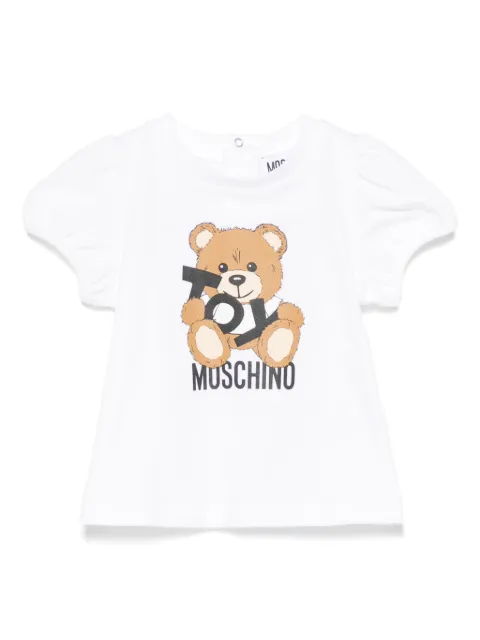 Moschino Kids Leo Teddy-print T-shirt 