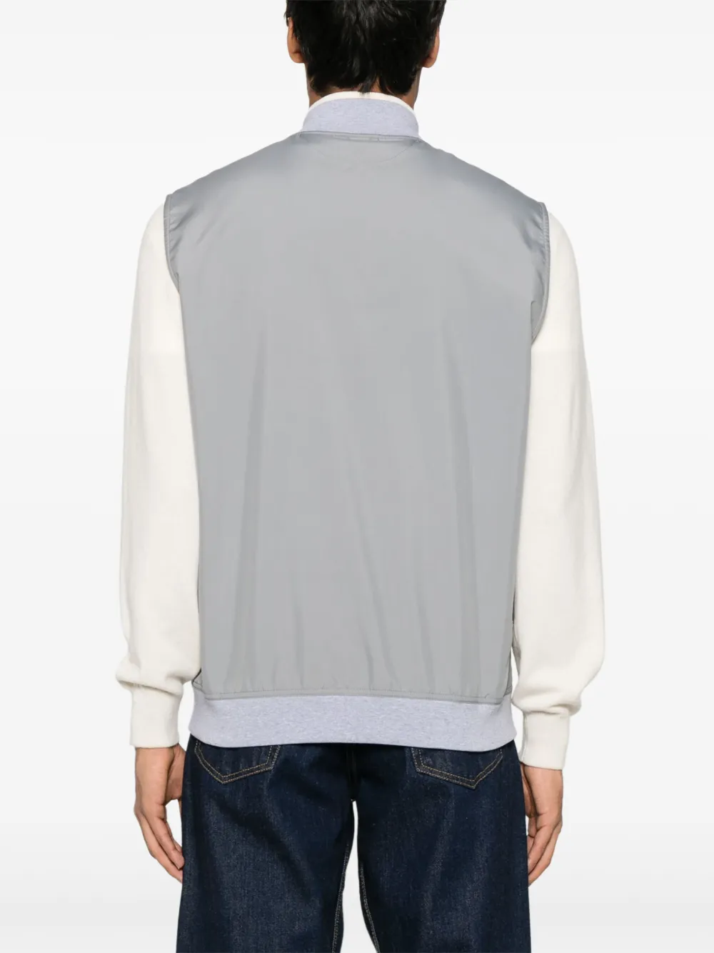 Brunello Cucinelli Gilet met logoprint Grijs