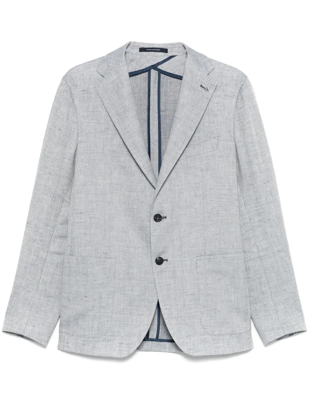 Tagliatore Blazer met enkele rij knopen Blauw