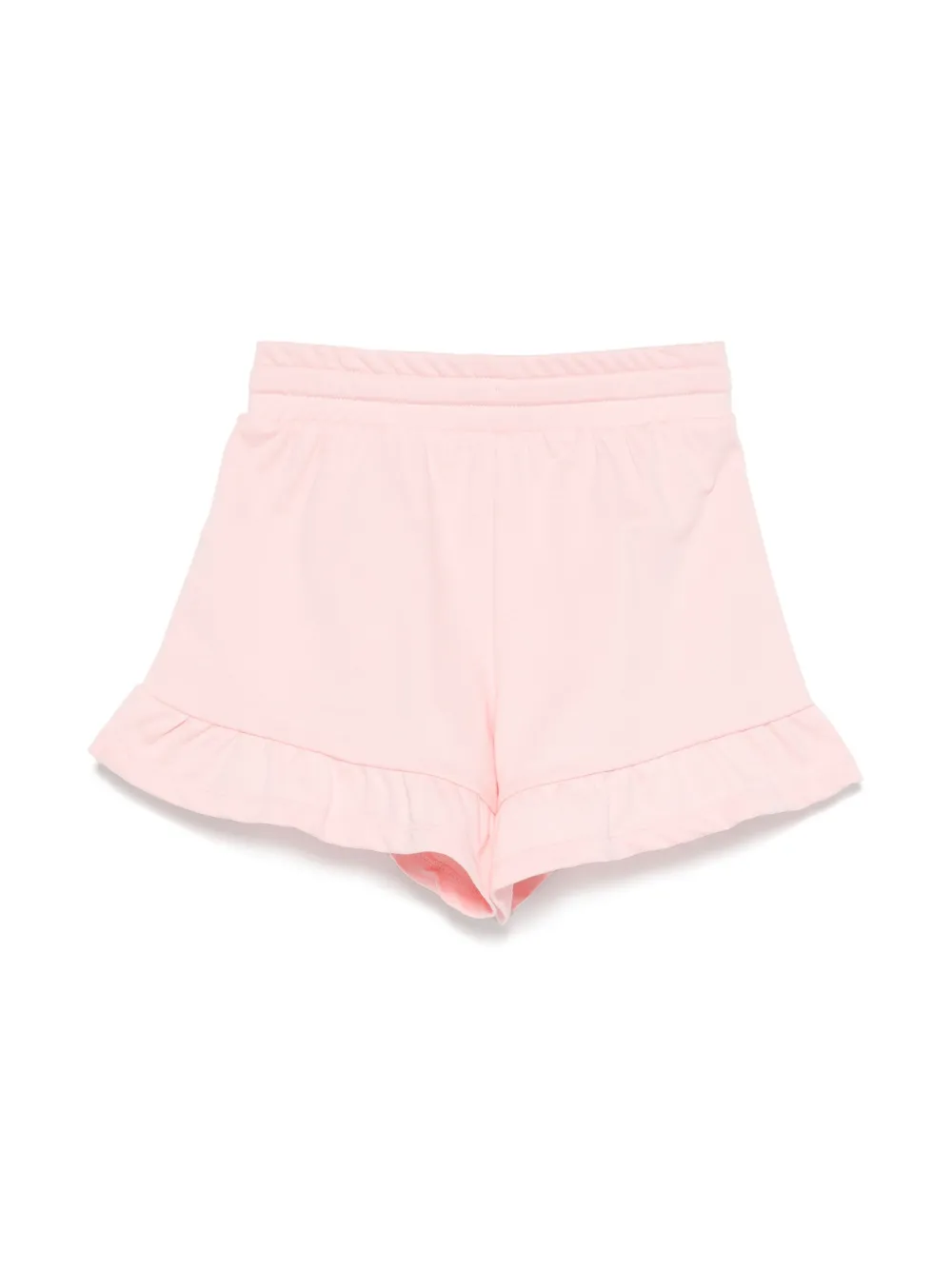 Moschino Kids Leo Teddy-print shorts - Roze