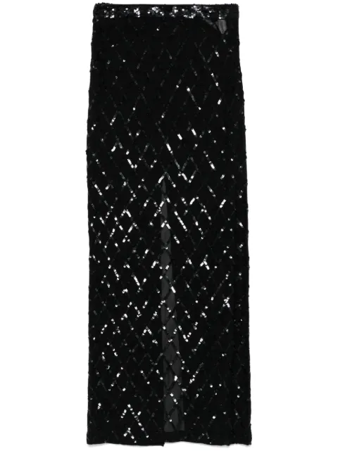 P.A.R.O.S.H. sequin-embellished maxi skirt