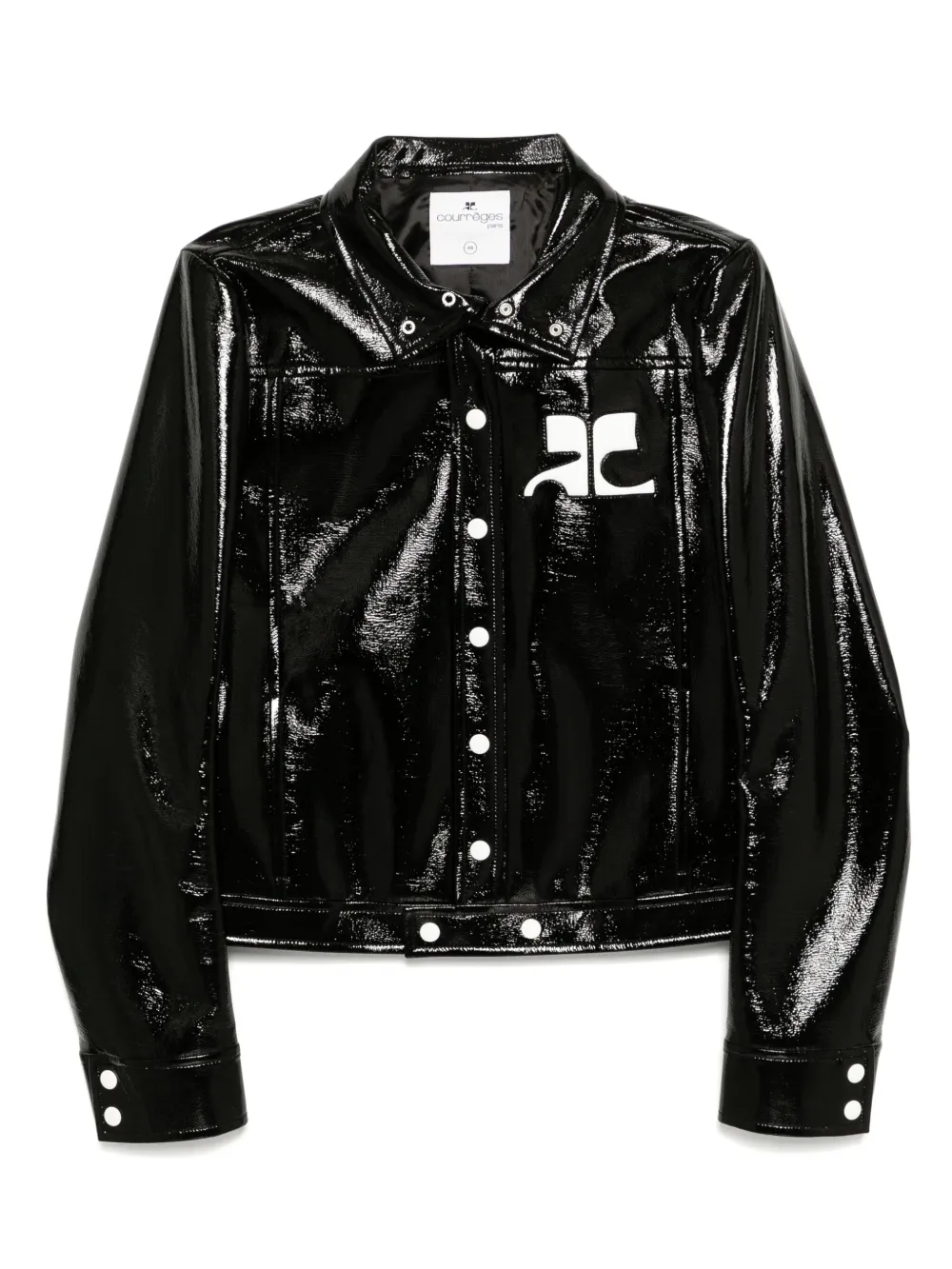 Courrèges Reedition Vinyl jack Zwart