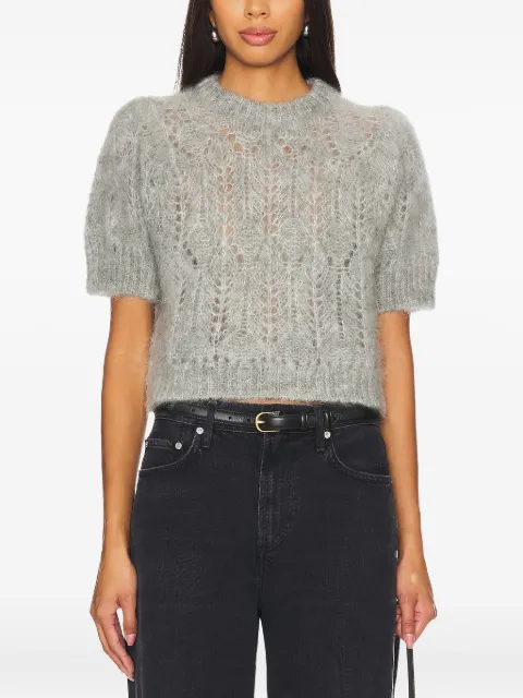 Citizens of Humanity puff-sleeve open-knit sweater