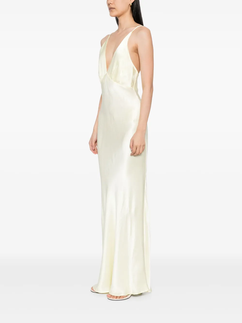 BEC + BRIDGE Moon Dance V maxi-jurk Geel