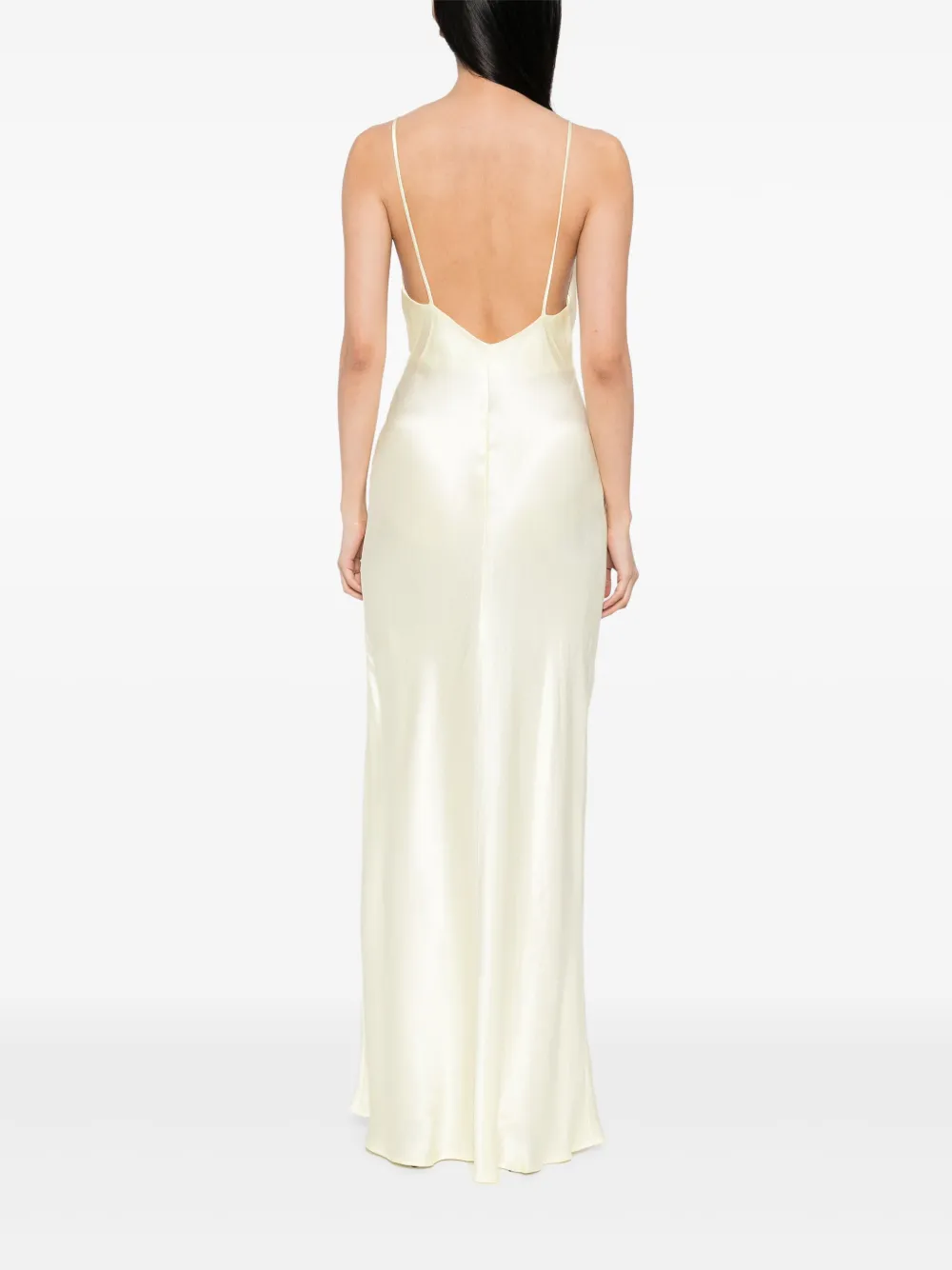 BEC + BRIDGE Moon Dance V maxi-jurk Geel