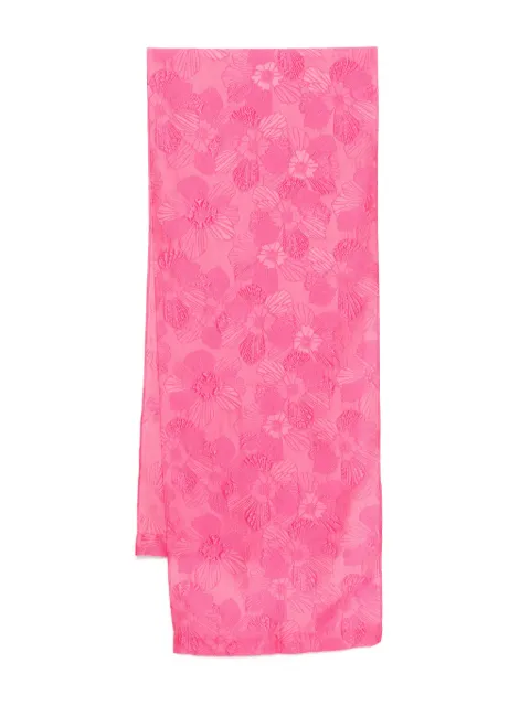 Talbot Runhof mascada con motivo floral