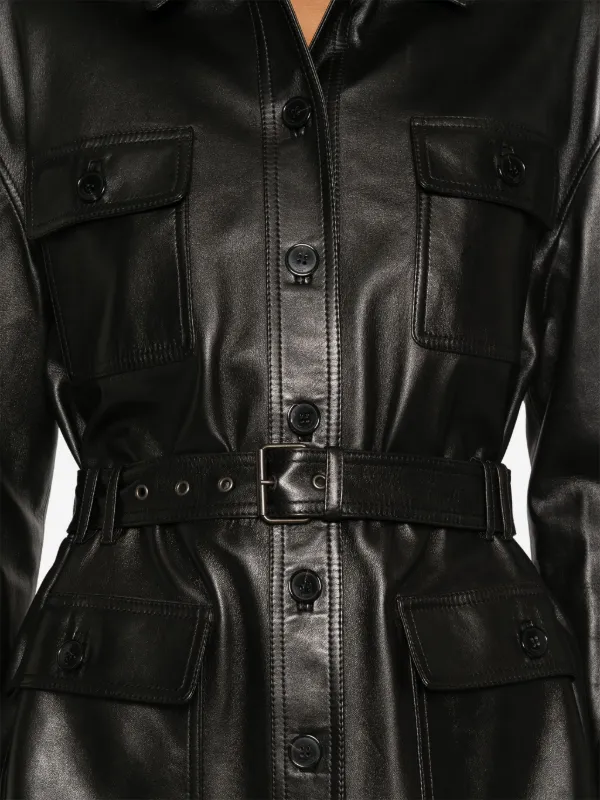 Saint Laurent Saharienne Jacket | Black | FARFETCH PT