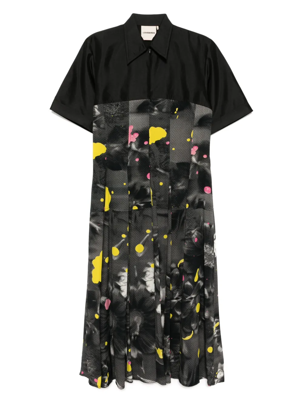 Shop Lovebirds Blocking Fit & Flared Midi Dress