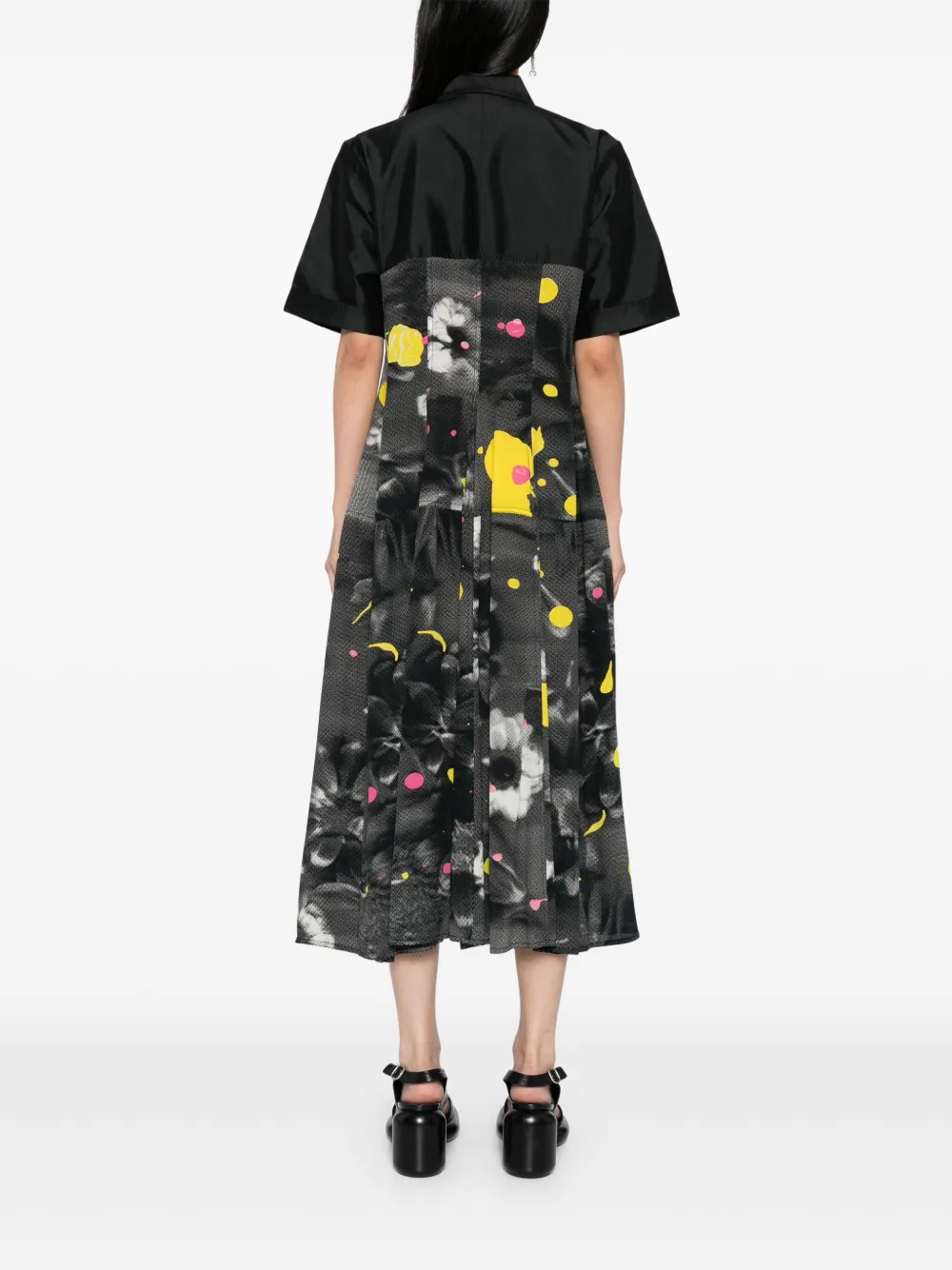 Shop Lovebirds Blocking Fit & Flared Midi Dress