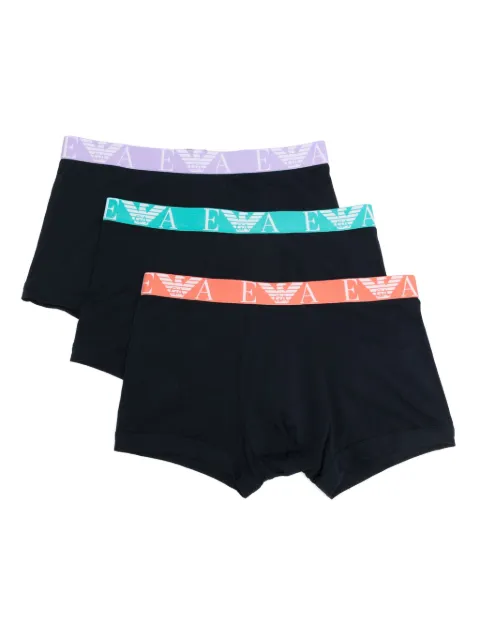 Emporio Armani set de tres bóxeres con logo