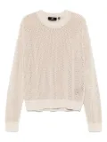 Represent open gauge knit jumper - Neutrals
