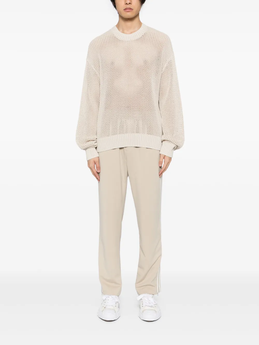 Represent Opengebreide trui - Beige