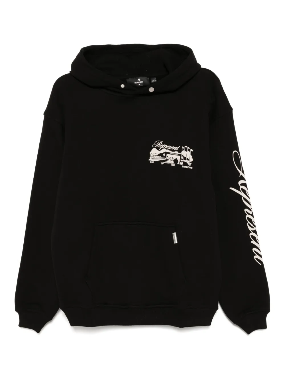 Represent Crest Raceway hoodie Zwart