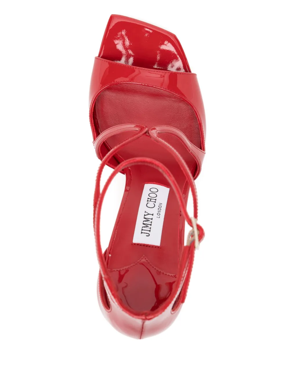 Jimmy Choo 95mm Azia sandals Red