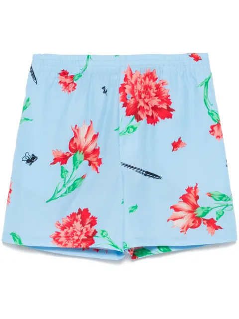Moschino floral-print shorts