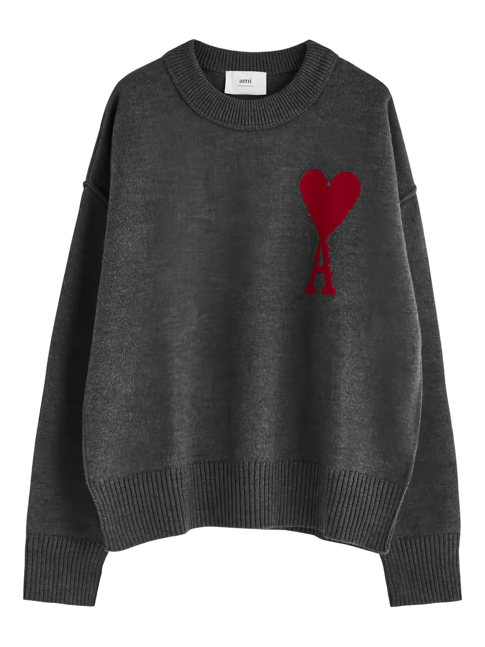 American Vintage Heart-logo Crew-neck Sweater