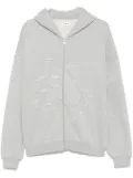 FLÂNEUR Blossom Patches hoodie - Grey