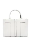 Elisabetta Franchi faux-leather tote bag - White