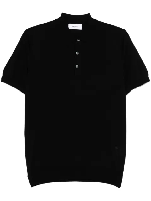 Lardini playera tipo polo de tejido fino