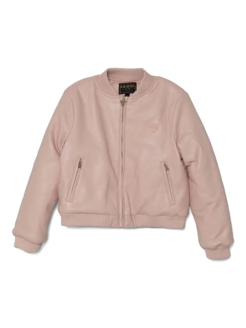 guess kids chamarra bomber con parche del logo