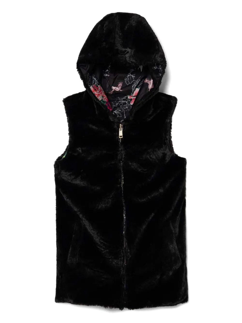Guess kids Omkeerbaar gilet Zwart