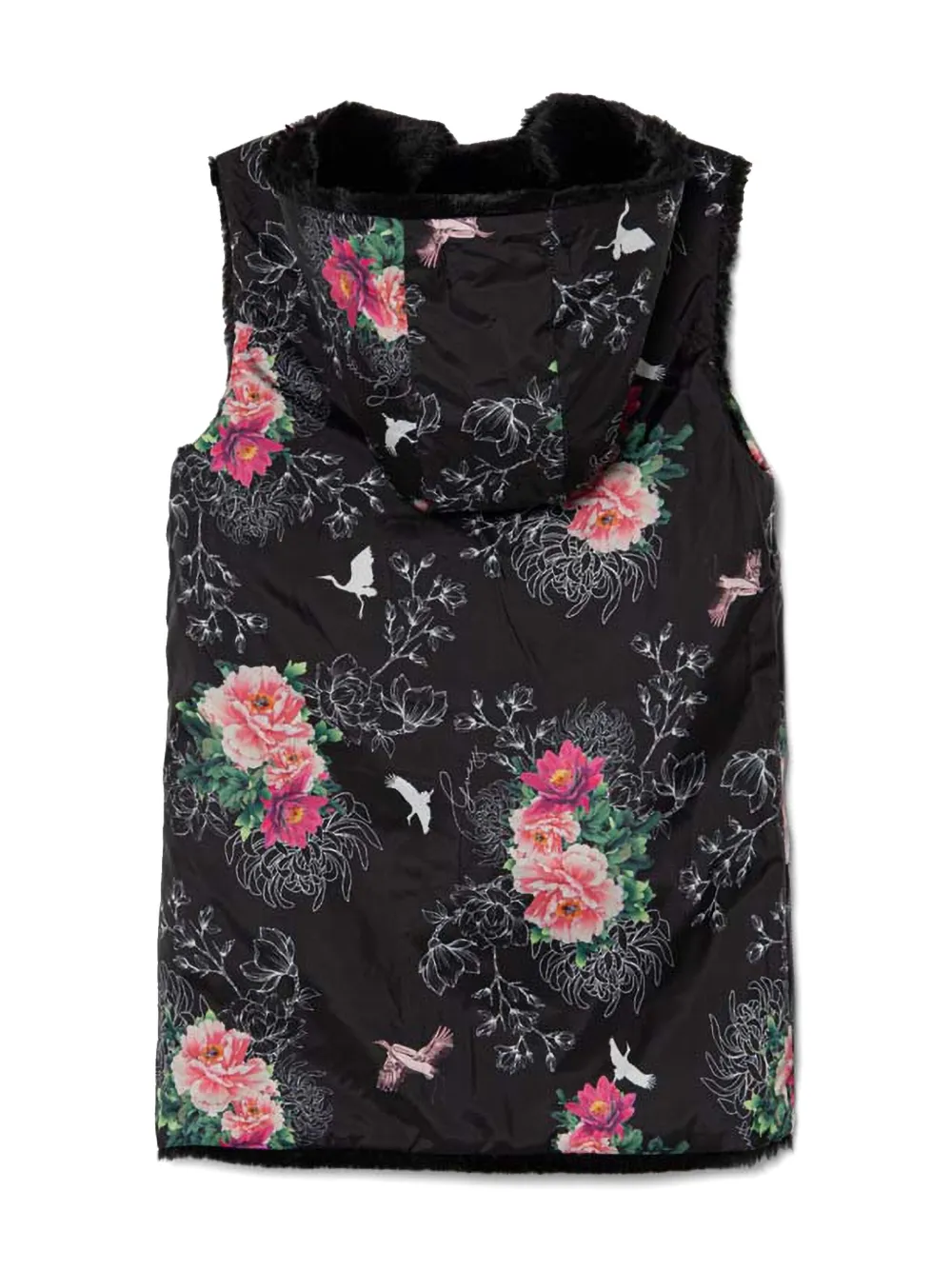 guess kids Omkeerbaar gilet Zwart