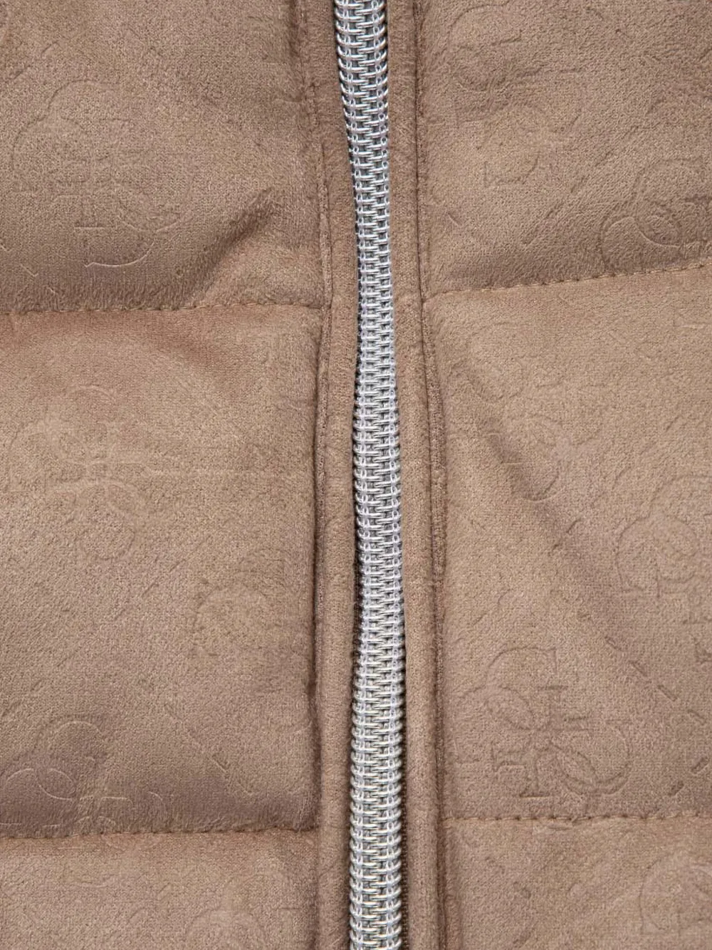 guess kids 4G-jacquard gilet Beige
