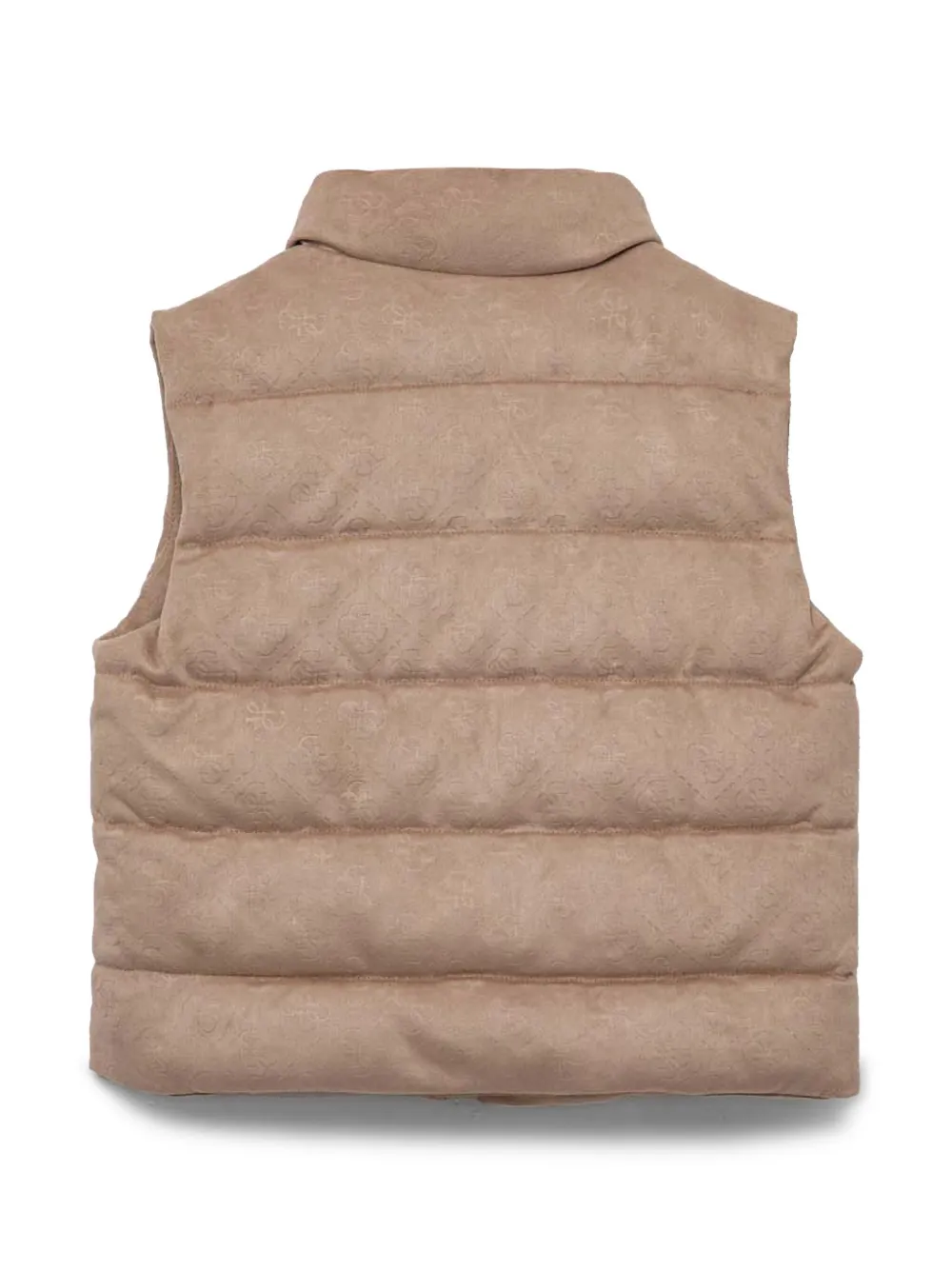 Guess kids 4G-jacquard gilet - Beige