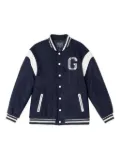 guess kids varsity-style bomber jacket - Blue