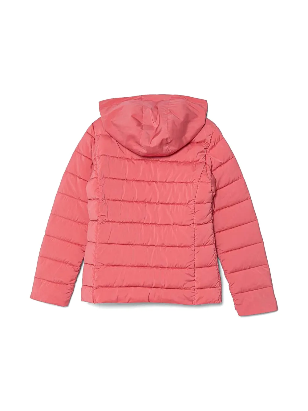 Guess kids logo-appliqué puffer jacket - Roze