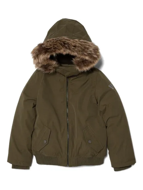 guess kids chamarra con aplique del logo