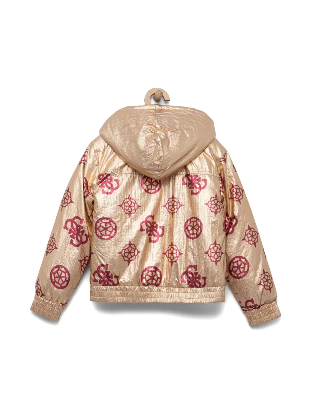 Guess kids logo padded jacket - Goud