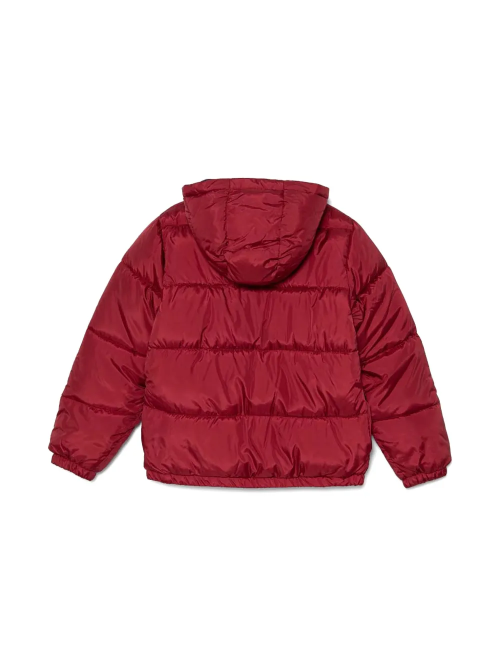 guess kids logo padded jacket - Rood