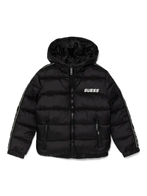 guess kids chamarra capitonada con logo