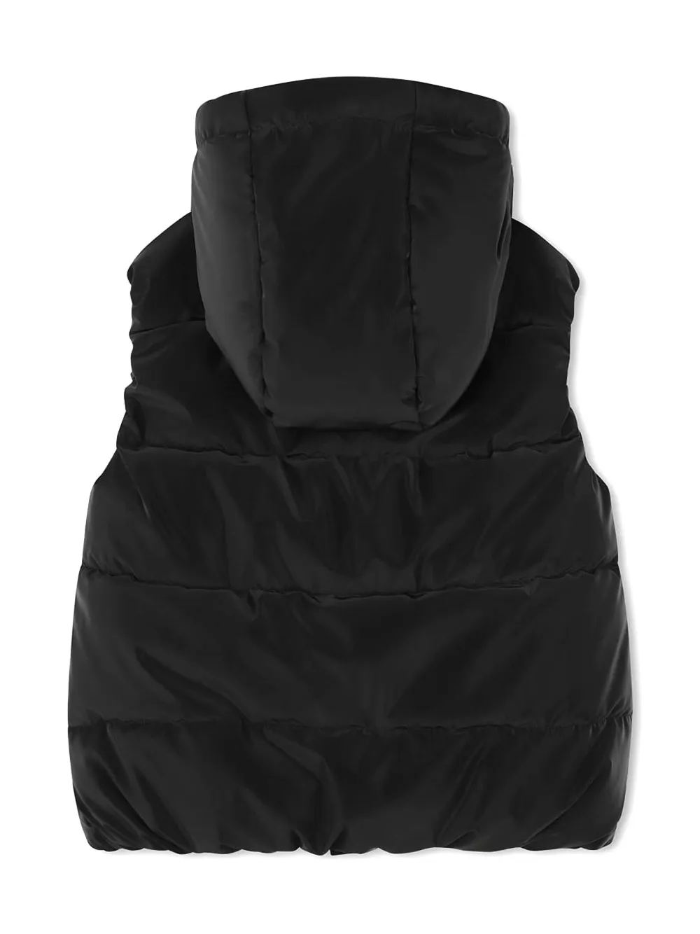 Karl Lagerfeld Kids hooded gilet - Zwart