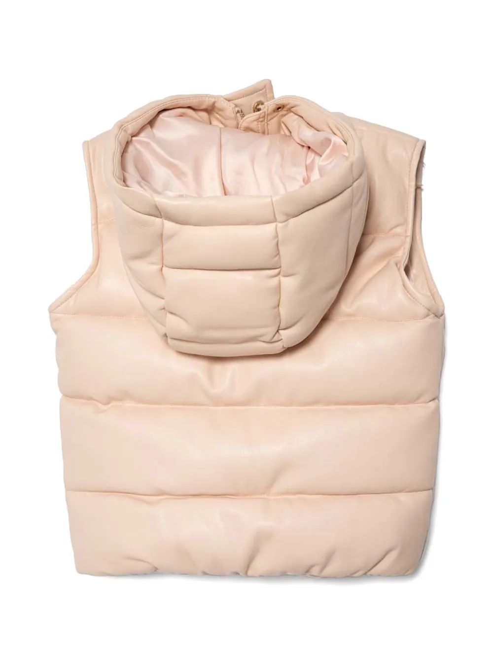 Guess kids hooded vest jacket - Roze