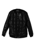 guess kids zip-up padded jacket - Black