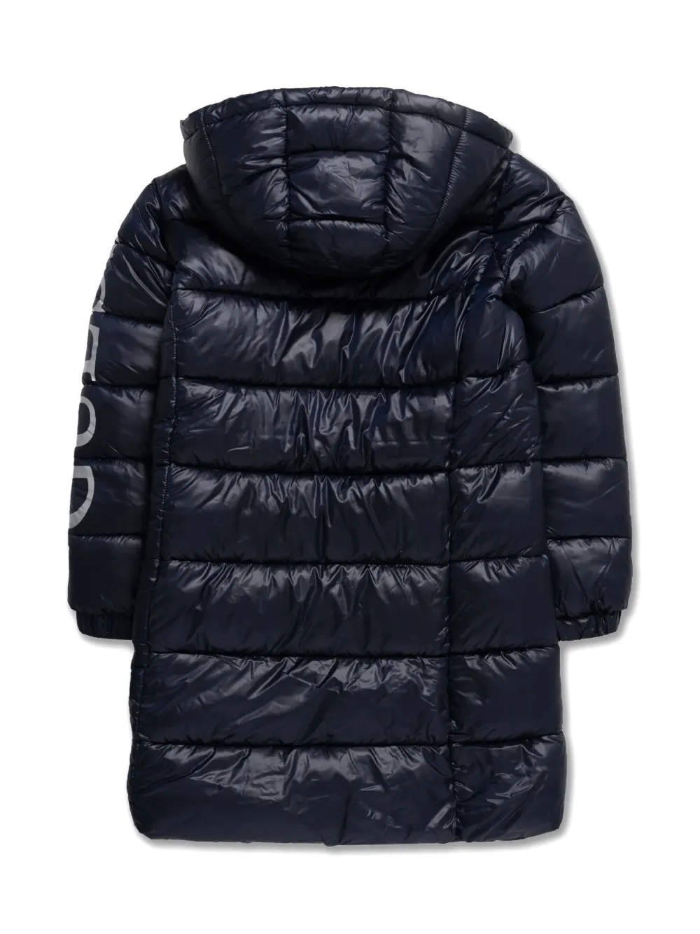 guess kids logo padded coat - Blauw