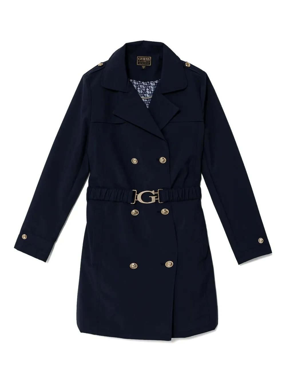 guess kids canvas raincoat | Blue | Image 1