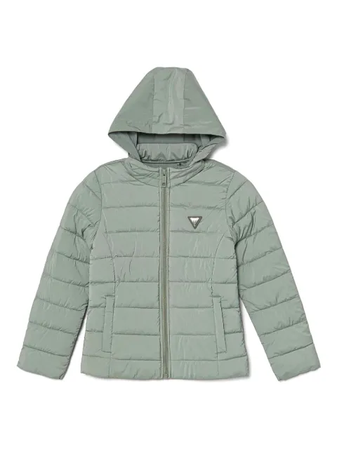 guess kids logo padded jacket
