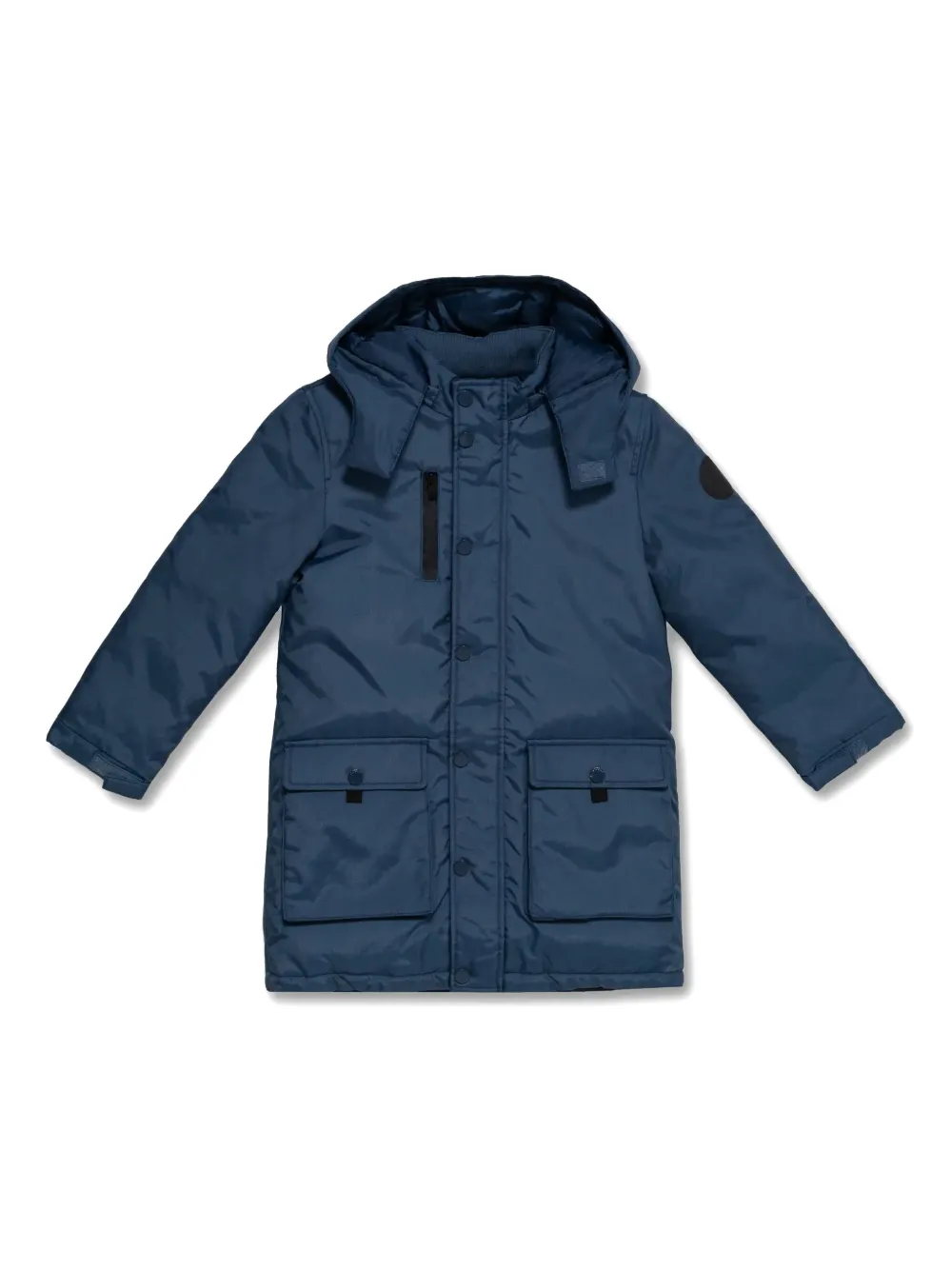 Guess kids Parka met logo Blauw