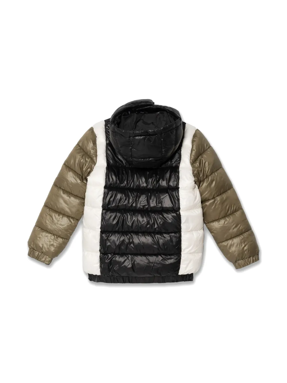 guess kids logo padded jacket - Groen