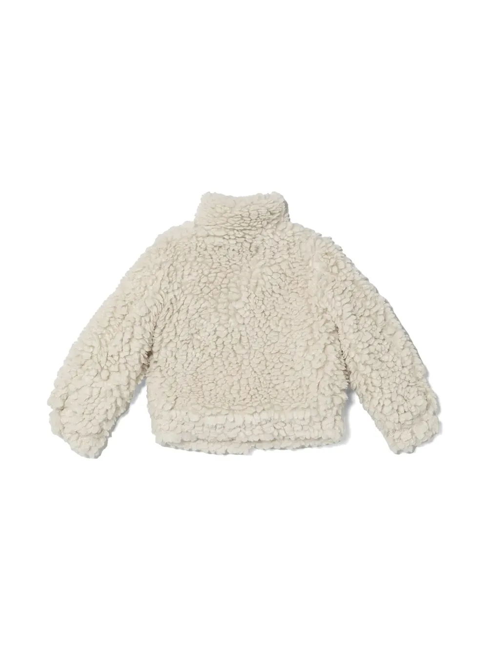 guess kids faux fur jacket - Beige