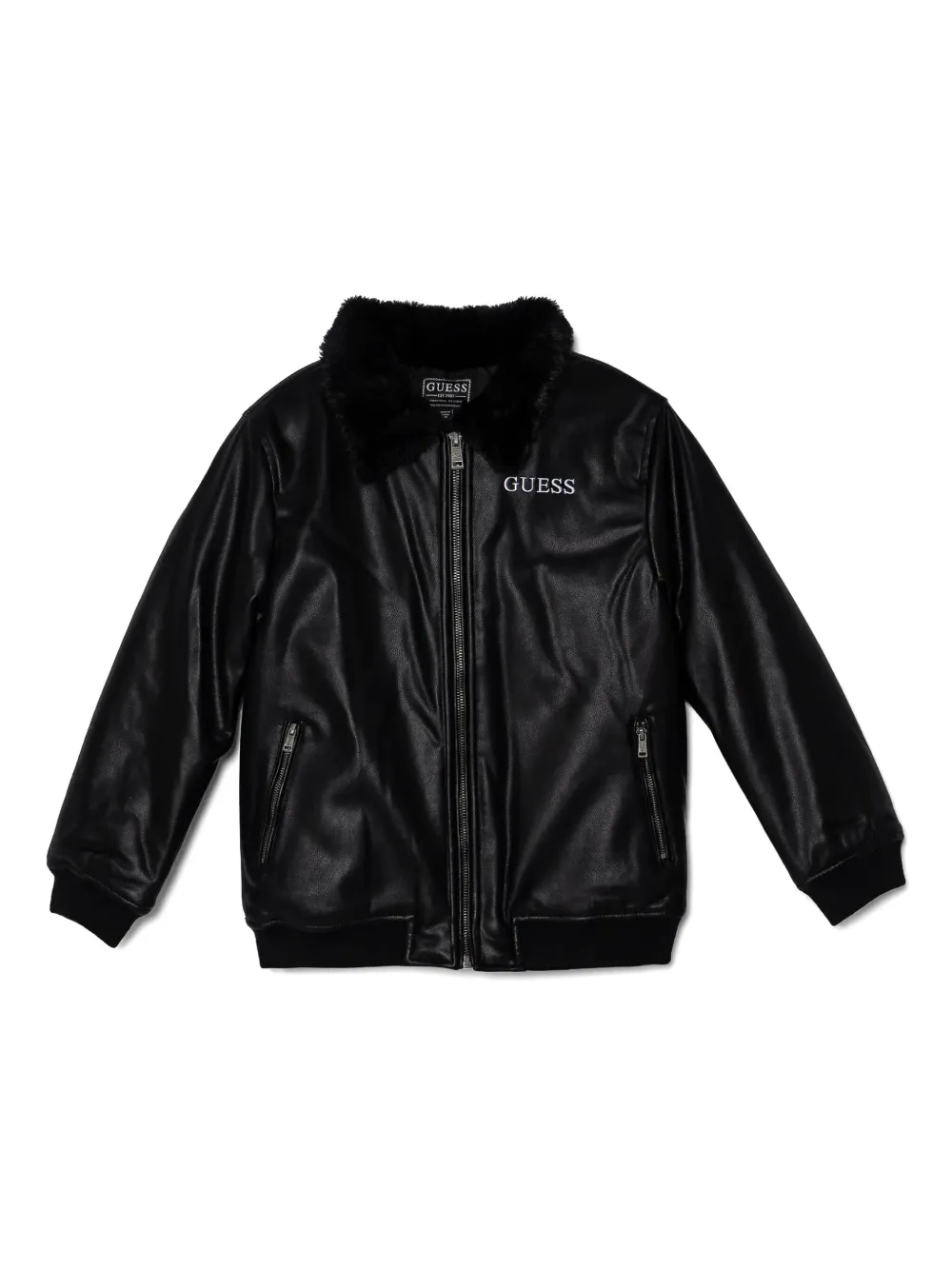 guess kids Jaqueta bomber com zíper | Preto | Image 1