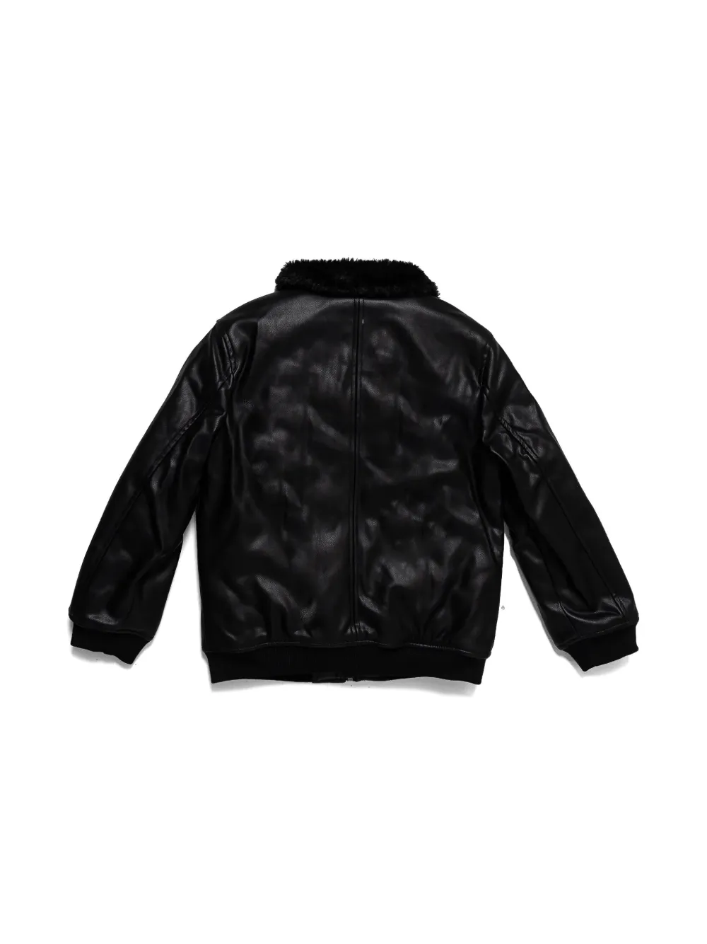 guess kids zip-up bomber jacket - Zwart