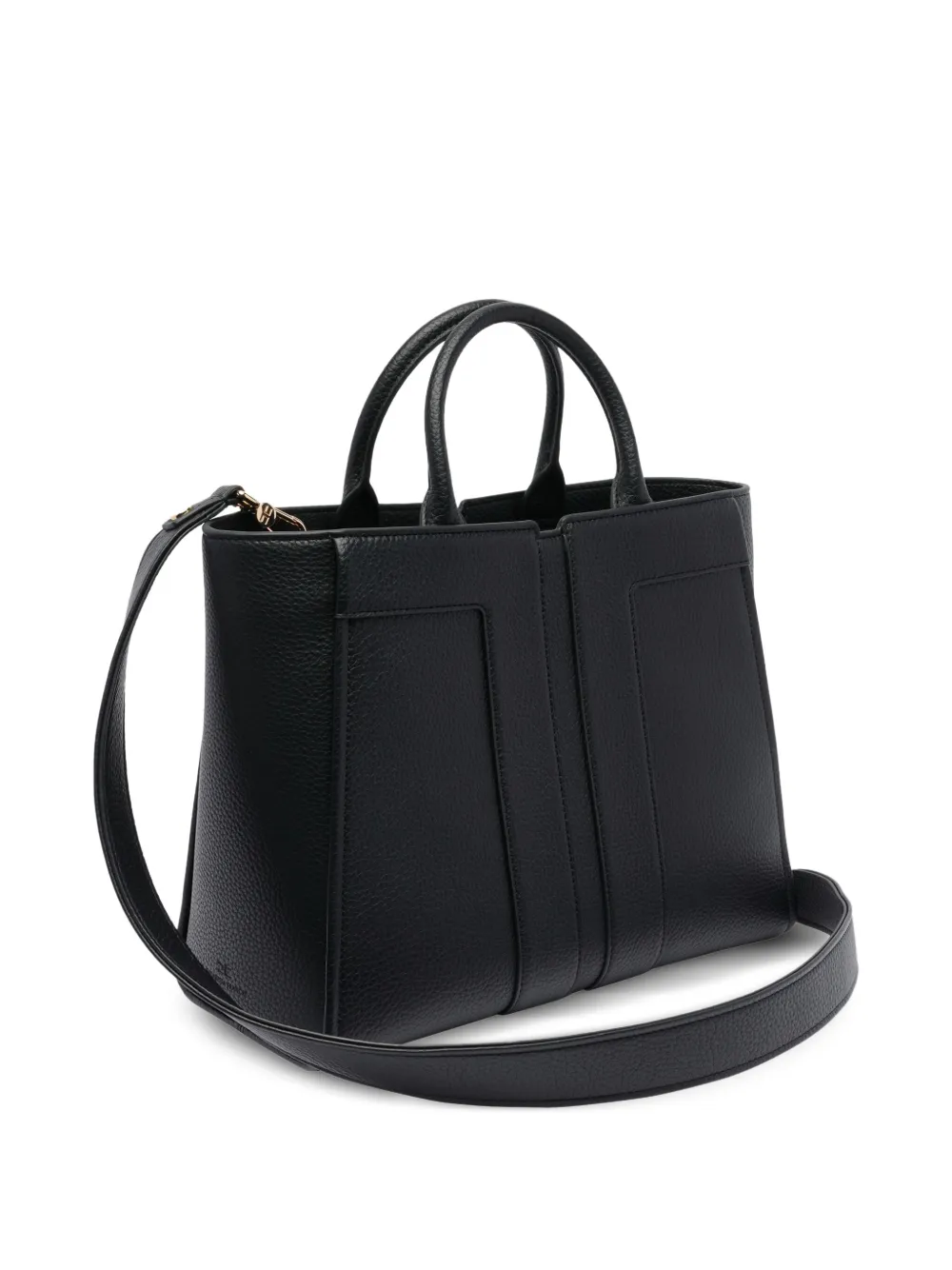 Elisabetta Franchi Shopper van imitatieleer Zwart