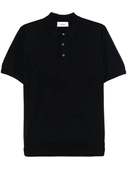 Lardini playera tipo polo de tejido fino