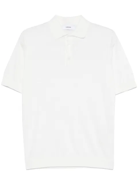 Lardini fine-knit polo shirt