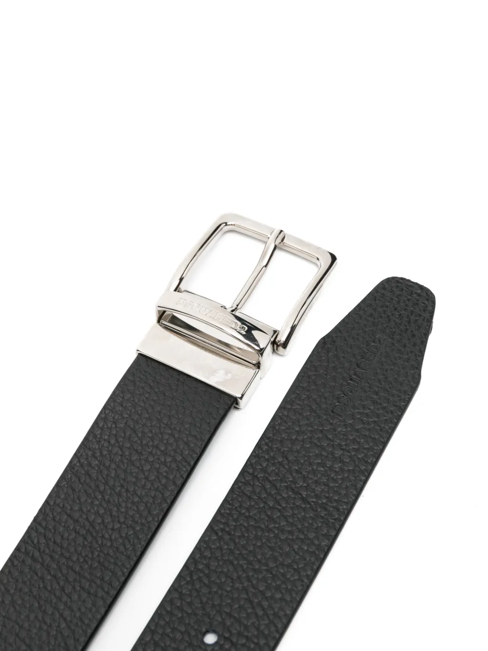 DSQUARED2 leather belt - Zwart