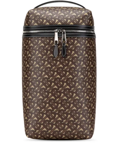 Burberry Pre-Owned 2018-2024 TB 모노그램 코팅 캔버스 스니커즈 핸드백